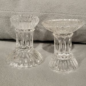 Crystal Candle Holder Set